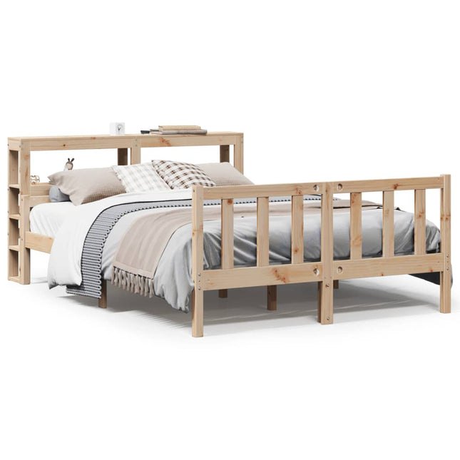 Bedframe zonder matras massief grenenhout 160x200 cm