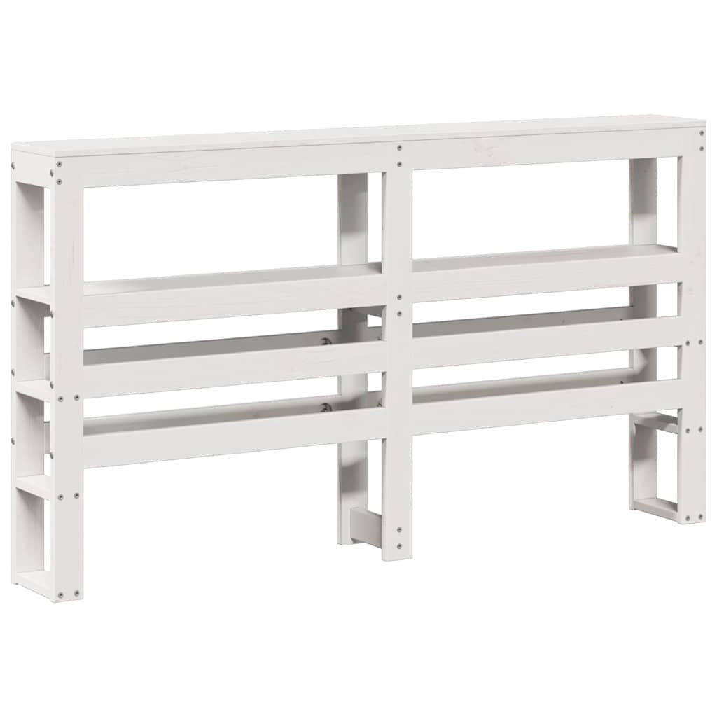 Bedframe met hoofdbord massief grenenhout 160x200 cm