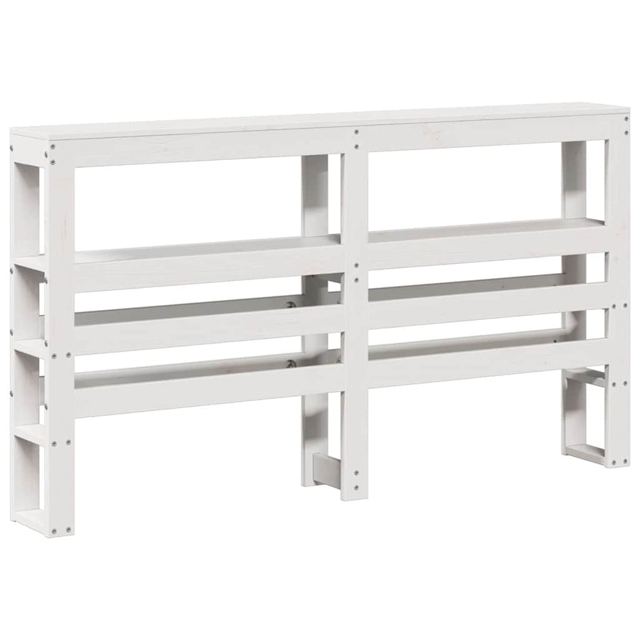 Bedframe met hoofdbord massief grenenhout 160x200 cm