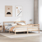 Bedframe massief grenenhout 200x200 cm