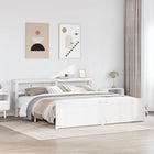 Bedframe 180x200 cm wit massief grenenhout