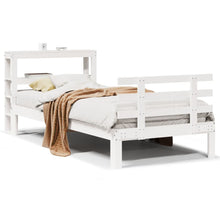 Bedframe Met Hoofdeinde Zonder Matras 90X200 Cm Wit