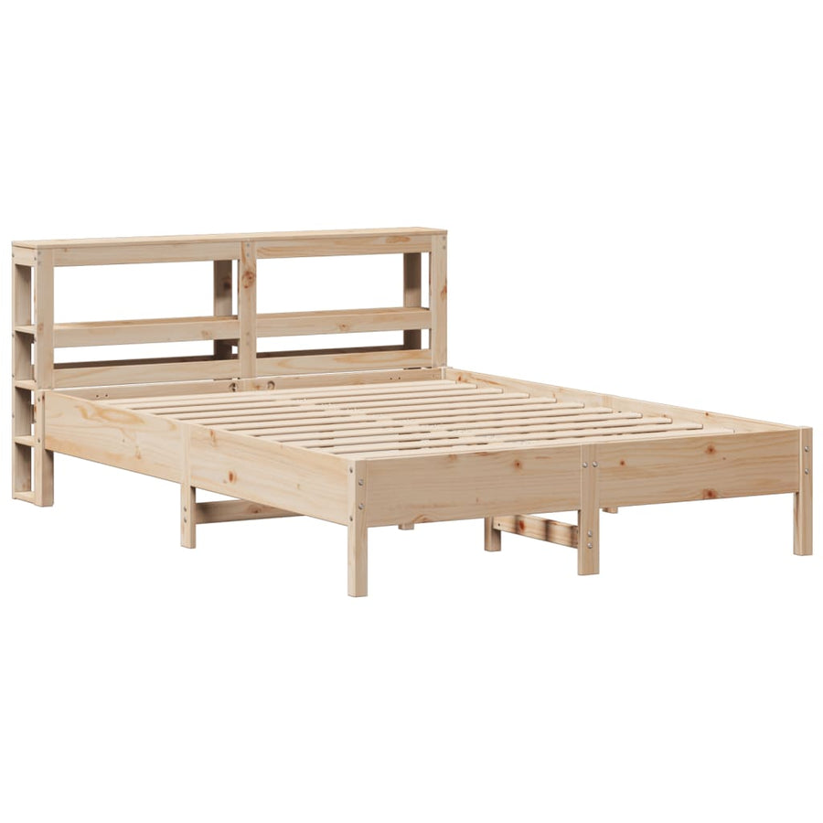 Bedframe zonder matras massief grenenhout 140x200 cm