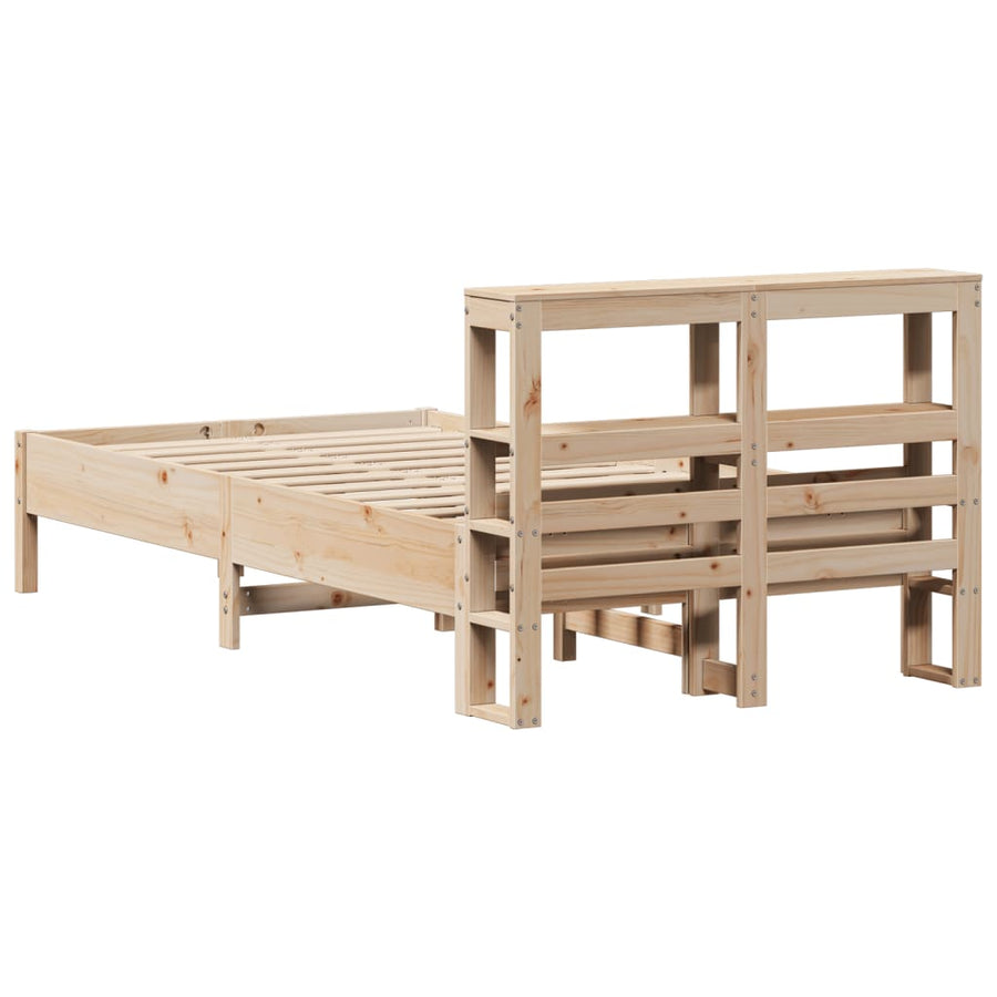 Bedframe zonder matras massief grenenhout 120x200 cm
