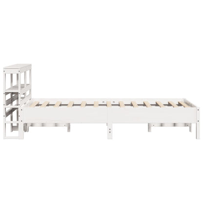 Bedframe Zonder Matras Massief Grenenhout 90 x 200 cm Wit