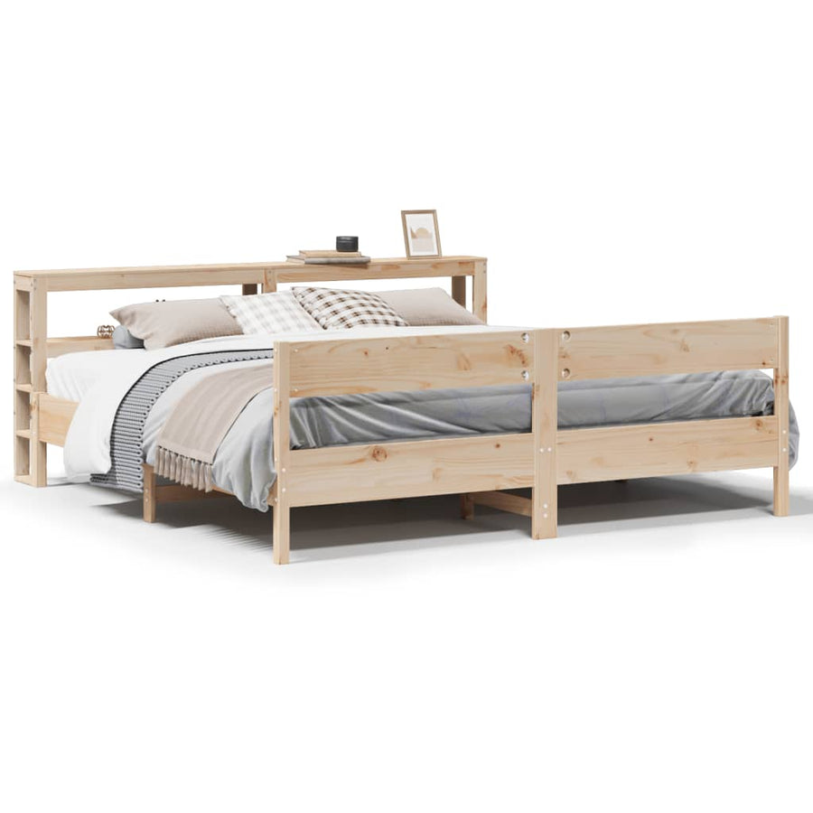 Bedframe Zonder Matras Massief Grenenhout 180 x 200 cm