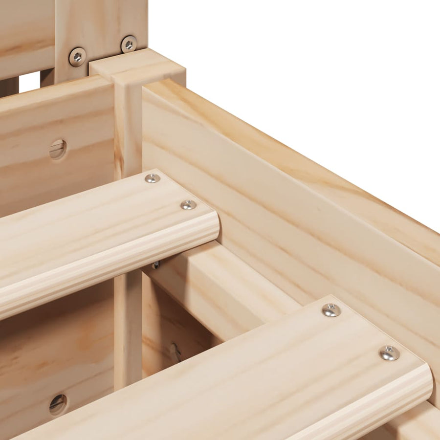 Bedframe Zonder Matras Massief Grenenhout 180 x 200 cm