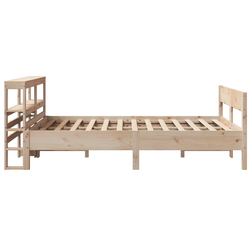 Bedframe zonder matras massief grenenhout 150x200 cm