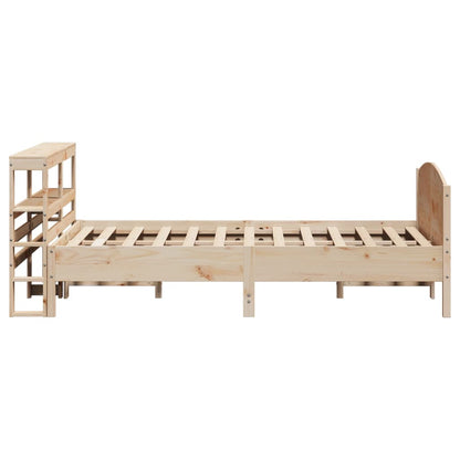 Bedframe zonder matras massief grenenhout 160x200 cm