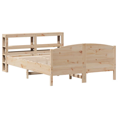 Bedframe zonder matras massief grenenhout 150x200 cm