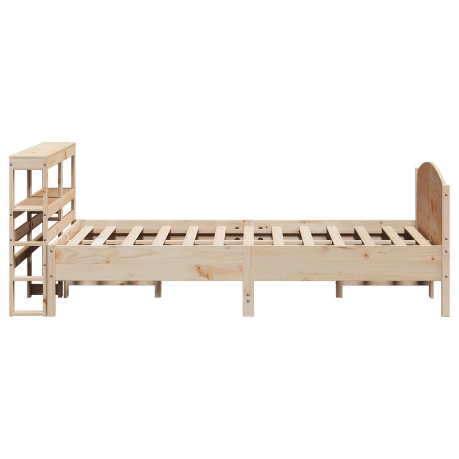 Bedframe zonder matras massief grenenhout 140x200 cm