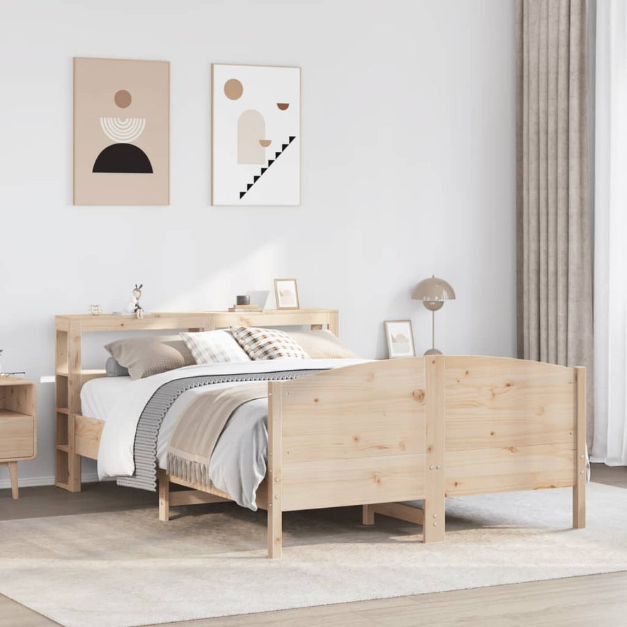 Bedframe zonder matras massief grenenhout 120x200 cm