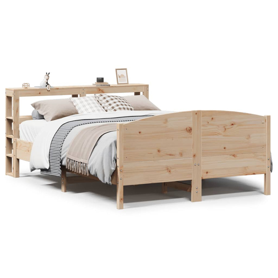 Bedframe zonder matras massief grenenhout 120x200 cm
