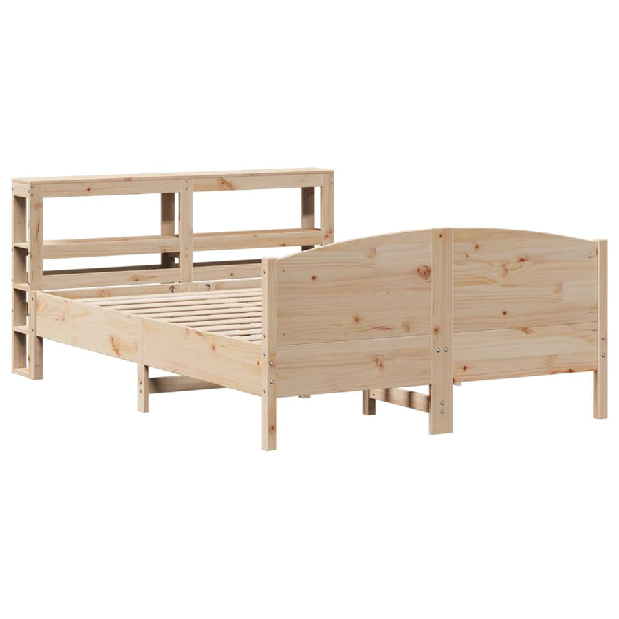 Bedframe zonder matras massief grenenhout 120x190 cm