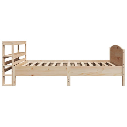 Bedframe zonder matras massief grenenhout 75x190 cm