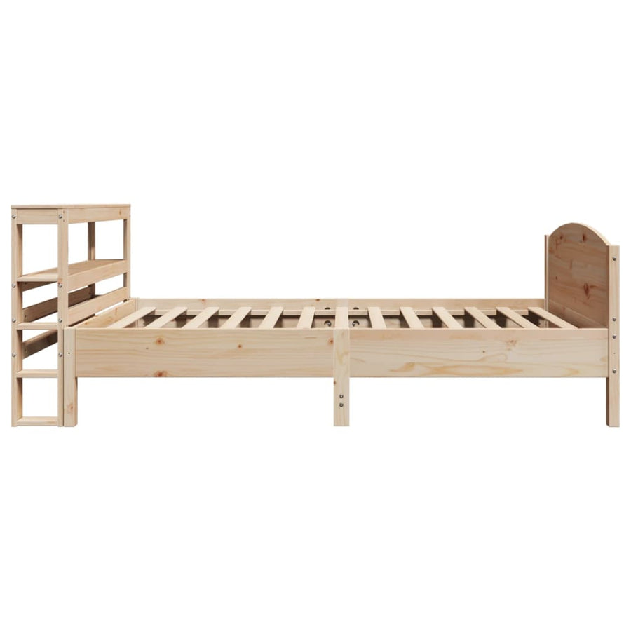 Bedframe zonder matras massief grenenhout 75x190 cm
