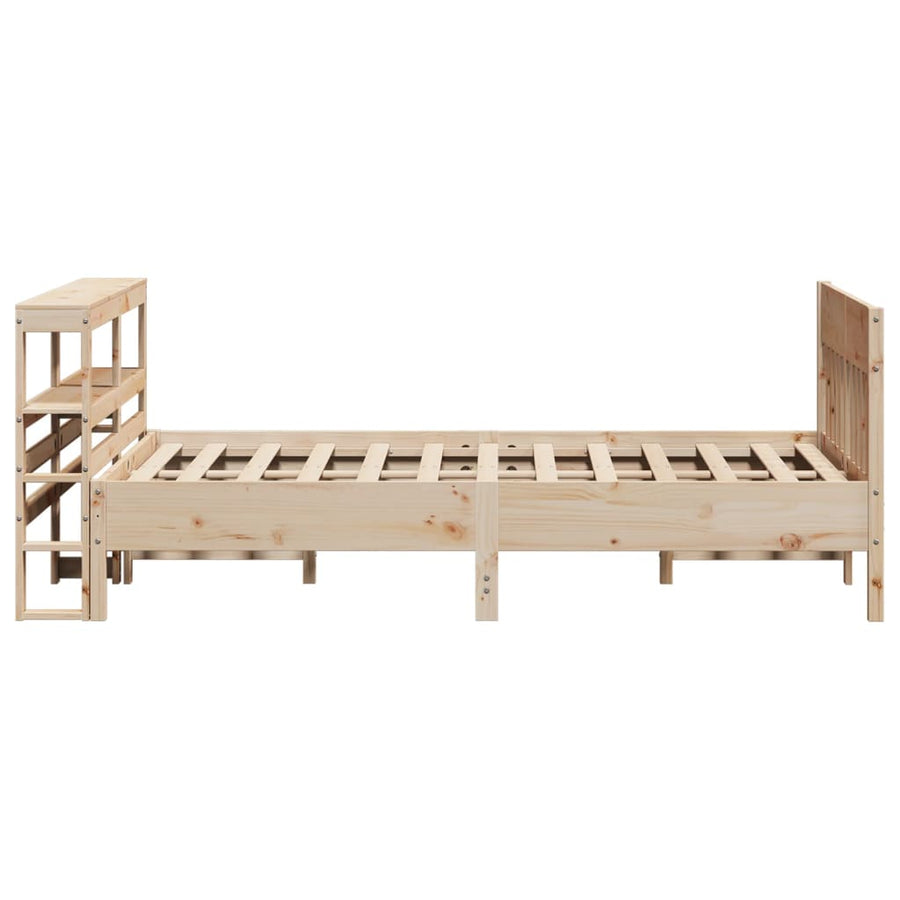 Bedframe zonder matras massief grenenhout 140x200 cm