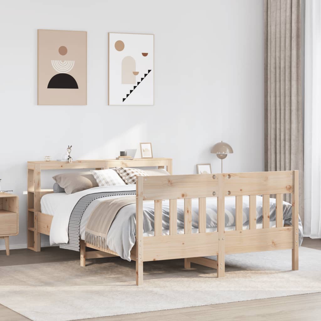 Bedframe zonder matras massief grenenhout 120x200 cm