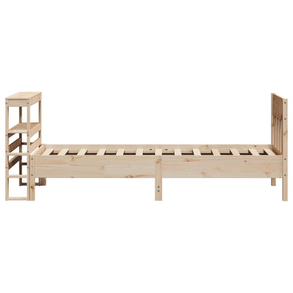 Bedframe zonder matras massief grenenhout 90x200 cm