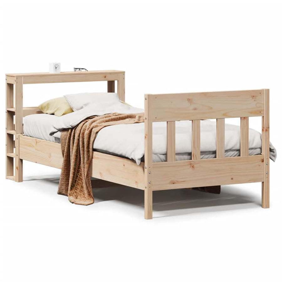 Bedframe zonder matras massief grenenhout 90x200 cm