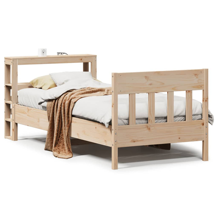 Bedframe zonder matras massief grenenhout 90x190 cm