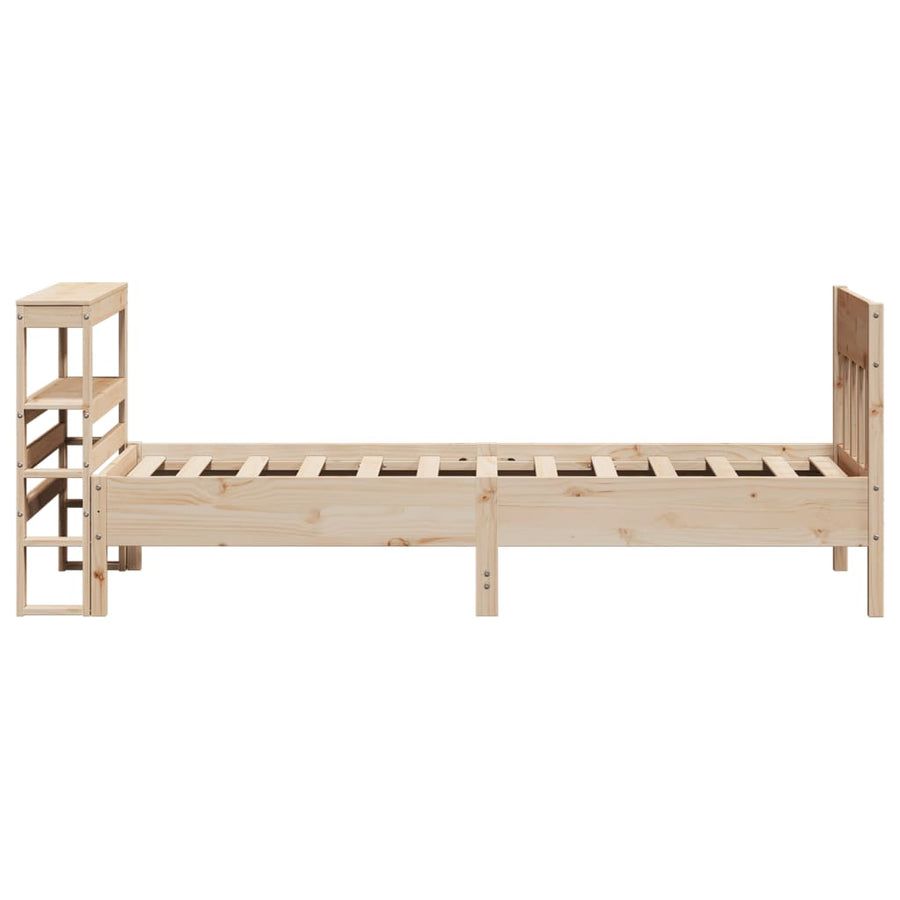 Bedframe zonder matras massief grenenhout 90x190 cm