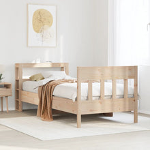 Bedframe zonder matras massief grenenhout 90x190 cm