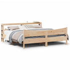Bedframe massief grenenhout 200x200 cm