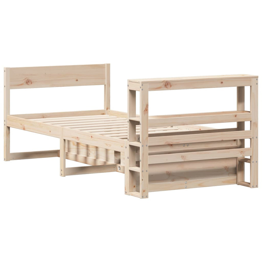 Bedframe zonder matras massief grenenhout 90x190 cm