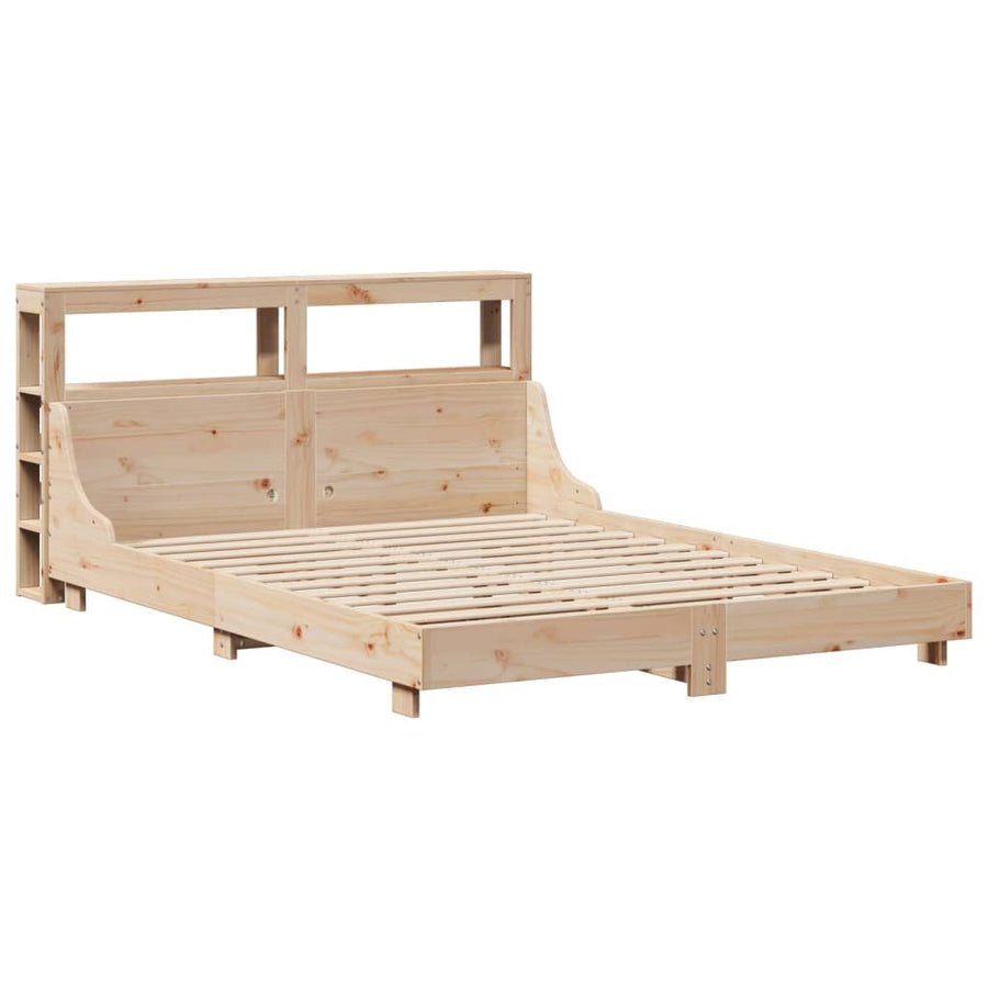 Bedframe zonder matras massief grenenhout 120x190 cm