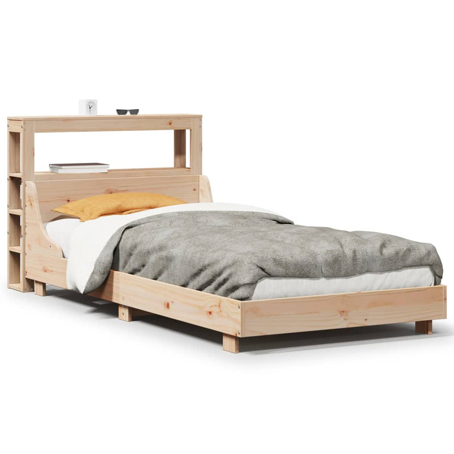 Bedframe zonder matras massief grenenhout 90x190 cm