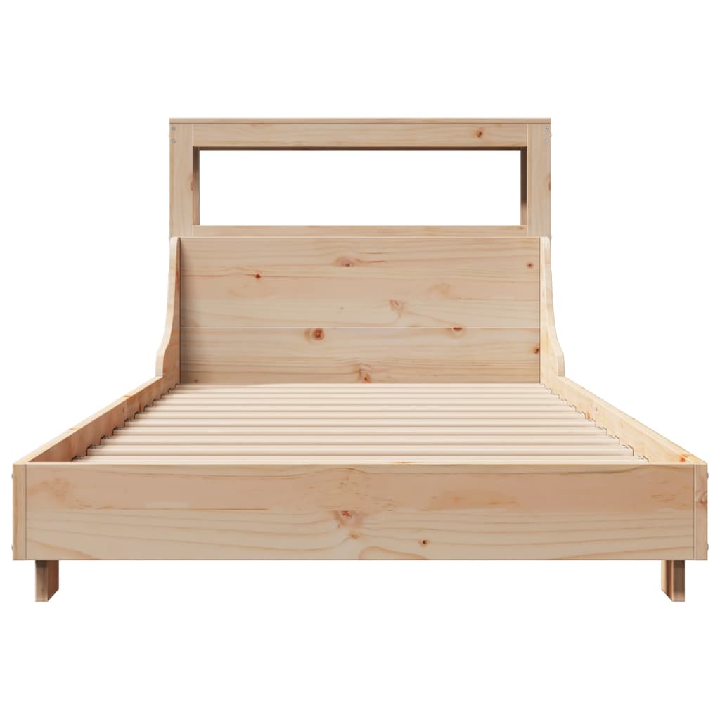 Bedframe zonder matras massief grenenhout 90x190 cm