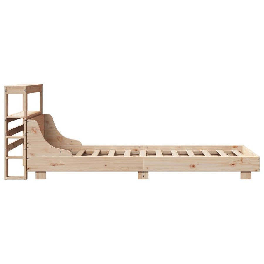 Bedframe zonder matras massief grenenhout 90x190 cm