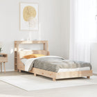 Solid Pine Wood Bed Frame without Mattress 90x190 cm