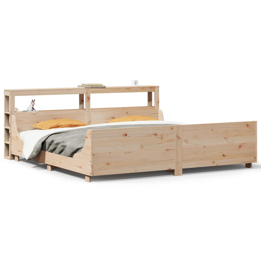 Bedframe zonder matras massief grenenhout 180x200 cm