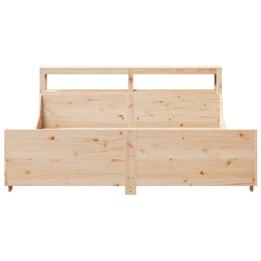Bedframe zonder matras massief grenenhout 180x200 cm