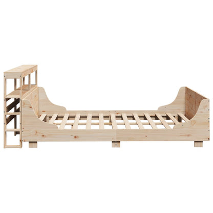 Bedframe zonder matras massief grenenhout 120x200 cm