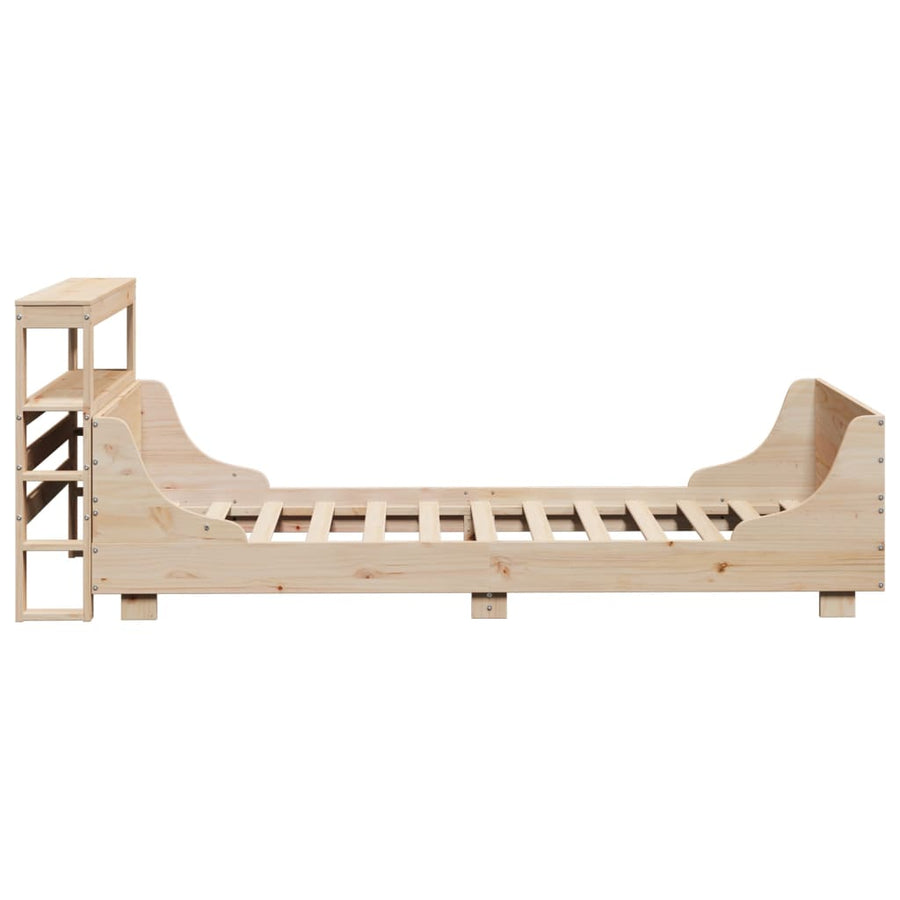 Bedframe zonder matras massief grenenhout 90x200 cm