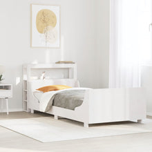 Bedframe Zonder Matras Massief Grenenhout 90 x 200 cm Wit