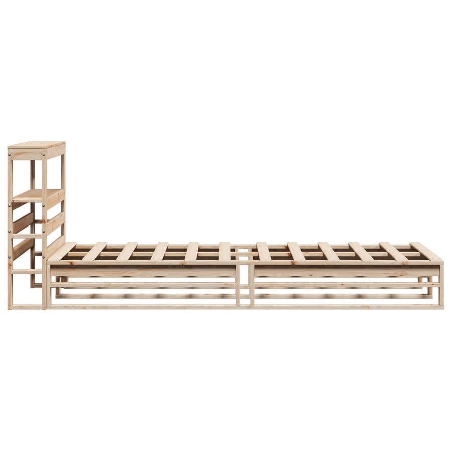 Bedframe zonder matras massief grenenhout 90x200 cm