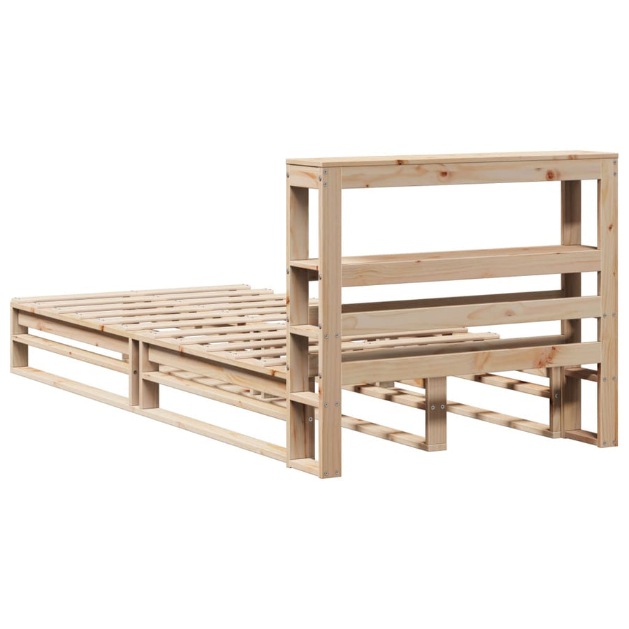 Bedframe zonder matras massief grenenhout 90x200 cm