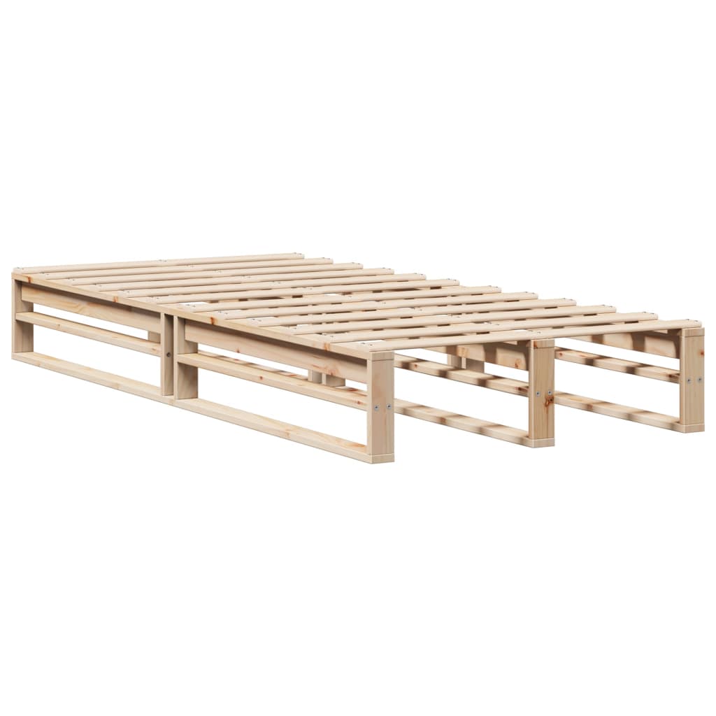 Bedframe zonder matras massief grenenhout 100x200 cm