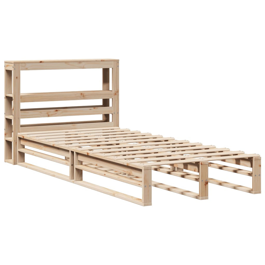Bedframe zonder matras massief grenenhout 90x190 cm