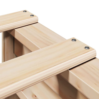 Bedframe zonder matras massief grenenhout 90x190 cm