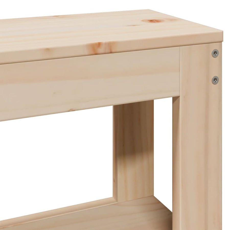 Bedframe zonder matras massief grenenhout 90x190 cm