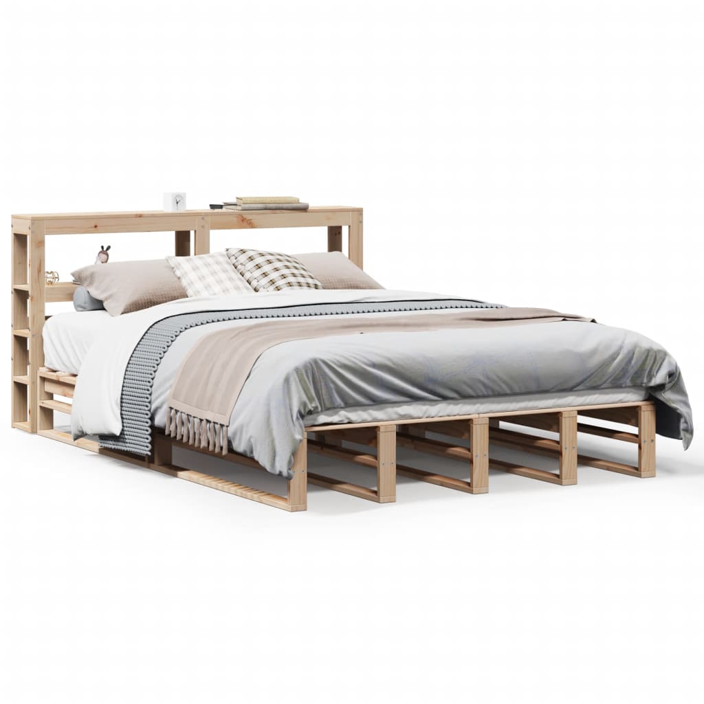 Bedframe zonder matras massief grenenhout 120x190 cm