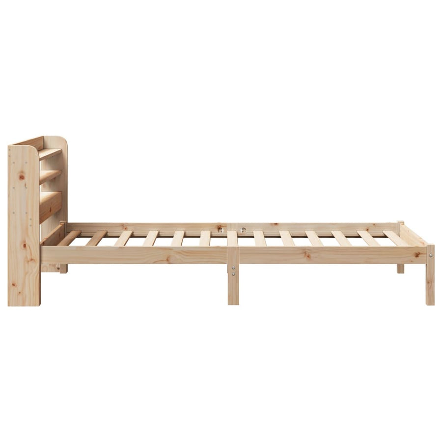 Bedframe zonder matras massief grenenhout 75x190 cm