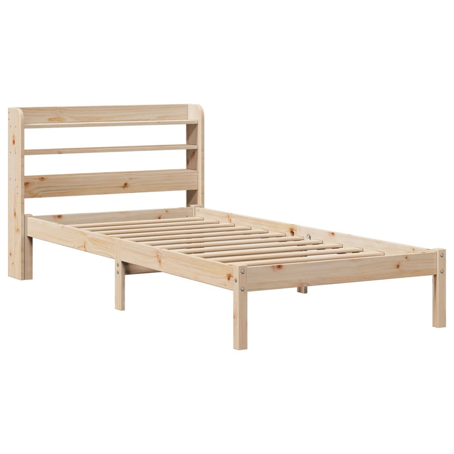 Bedframe zonder matras massief grenenhout 90x190 cm