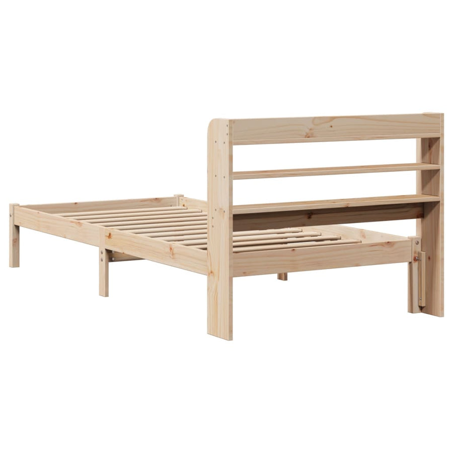 Bedframe zonder matras massief grenenhout 90x190 cm