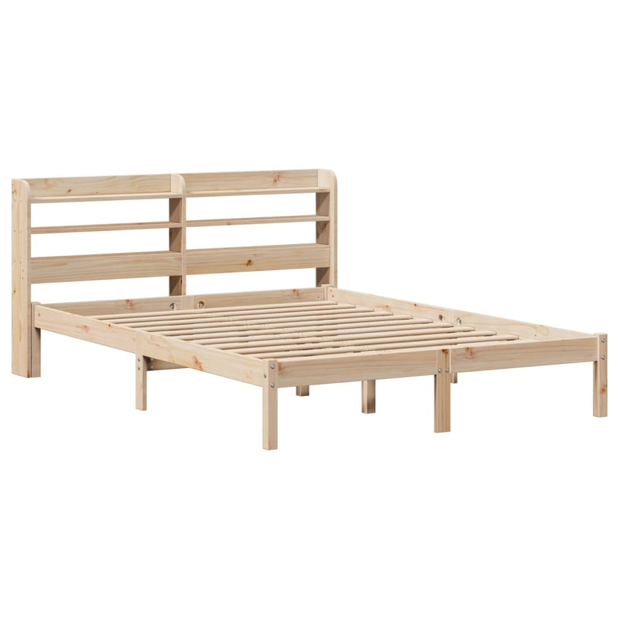 Bedframe zonder matras massief grenenhout 160x200 cm
